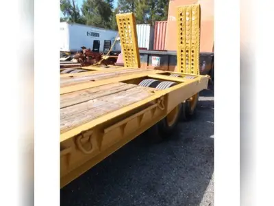 Used A PLUS 40 TON LOWBOY REAR LOADER Lowboy Trailers Florida US | USA Transequipment #1542466