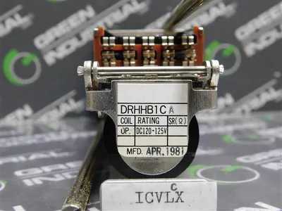 Fuji Electric DRHHB1CA Control Relay Coil Rating DC120-125V Mfd. April 1981 Used