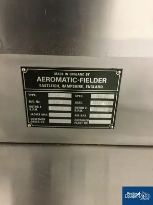 USED Aeromatic-Fielder Aeromatic Nica E-140 Extruder, S/S