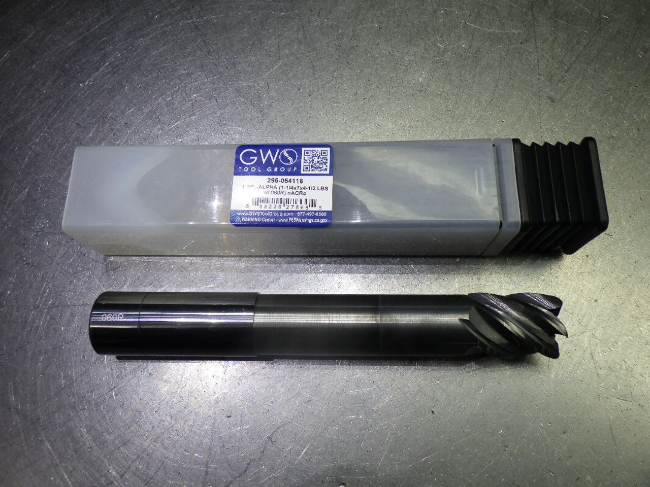 Monster 1" 5 Flute Carbide CR Endmill 1" Shank .06" R 295-054116 (LOC2978A)