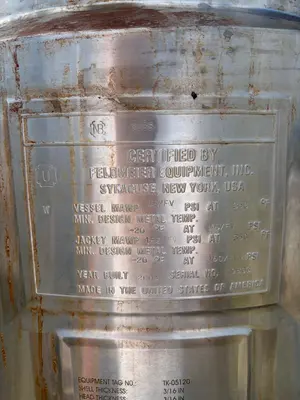 Used 2004 FELDMEIER 150 LITER Reactors New Jersey US | Perry Equipment #145162