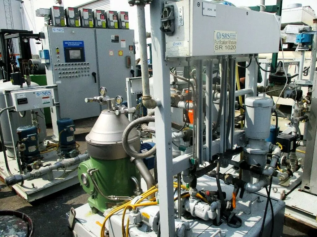 SPX Seital SE 122 WCV clarifier on SRS SR-1020 module, 304SS.