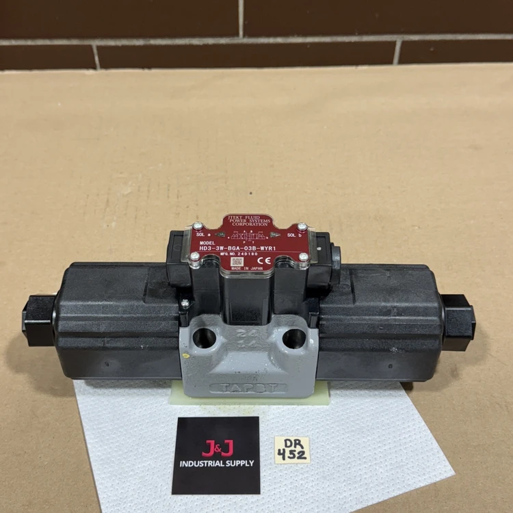 New | in-Stock Toyooki Kogyo HD3-3W-BGA-03B-WYR1 Valves/Fittings Indiana US | J&J Industrial Supply #524199