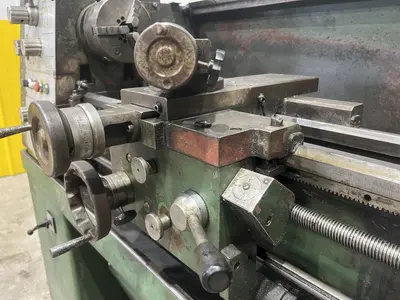 13" X 40" ENCO MODEL #1340 GAP BED ENGINE LATHE, 1.375" HOLE: STOCK #20717
