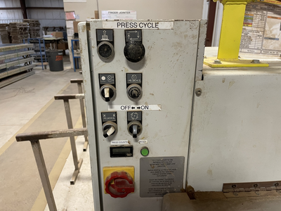 GreCon ProfiJoint Finger Joint System with PJ 150/500 Shaper and PJ 10/6100 Press
