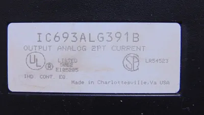 USED GE FANUC IC693ALG391B