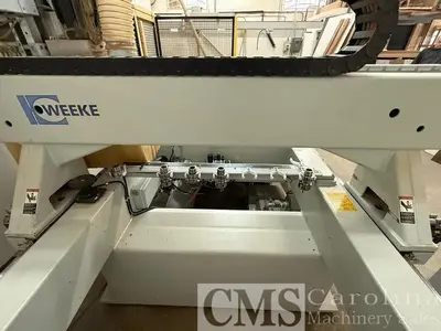 USED 2011 HOMAG BHP 007 FLAT TABLE CNC MACHINE WITH ATC & BORING:
