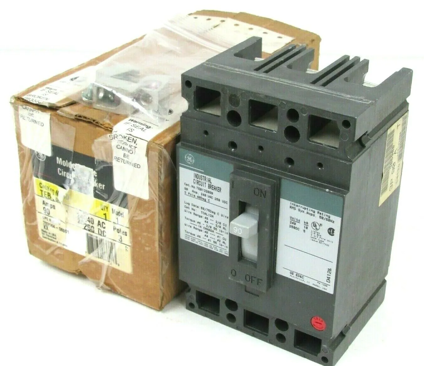 NEW GENERAL ELECTRIC TEB132090 CIRCUIT BREAKER
