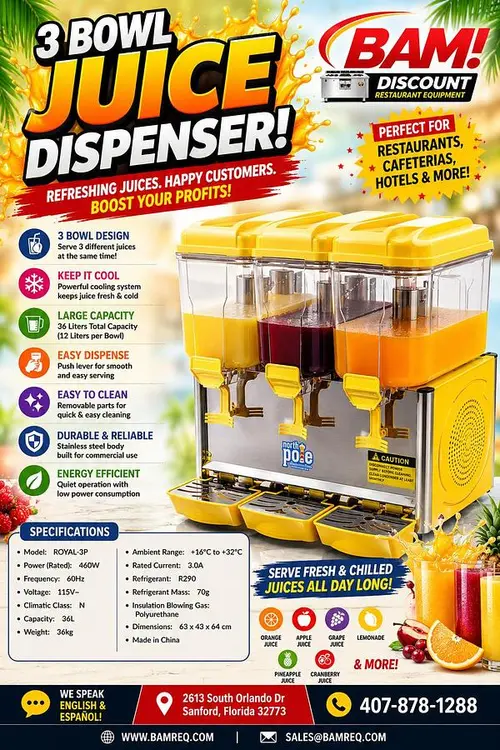 New | in-Stock NORTH POLE ROYAL -3P Restaurant Small Appliances Florida US | BAM Discount Restaurant Equipment #1144935