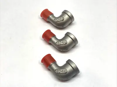 New | in-Stock Merit Threaded Elbow Fitting 90 Degrees 1/4" NPT LOT OF 3 Valves/Fittings Michigan US | Maverick Industrial Sales #1397904