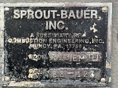 USED Sprout Bauer 20EM-III