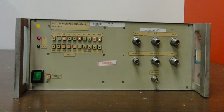 Used RF 5823A RF / Microwave Test Connecticut US | BG Industrial Surplus #473249