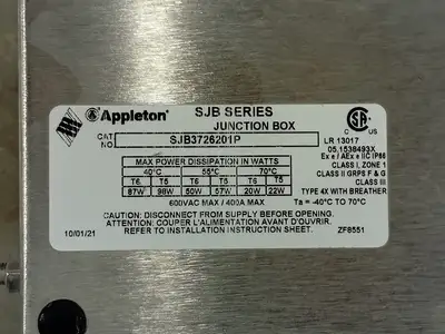 USED APPLETON SJB3726201P