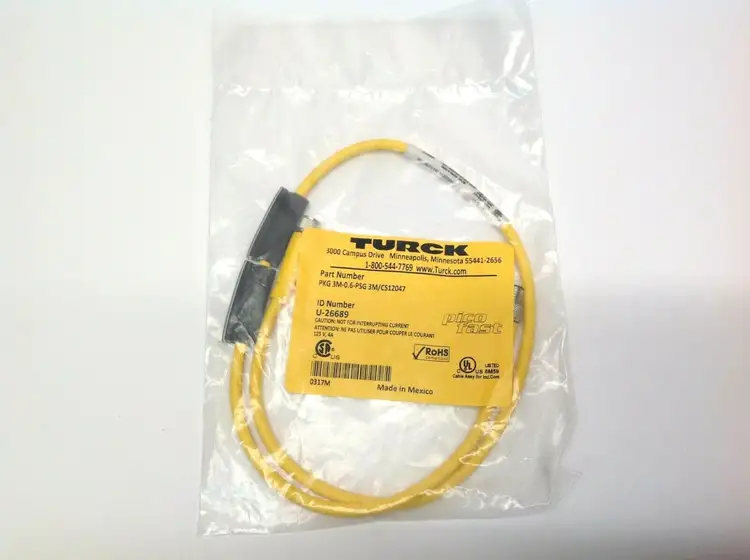 New | in-Stock TURCK U-26689 Cable & Wire | Maverick Industrial Sales #1109939