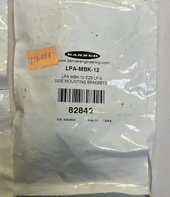 New | in-Stock BANNER LPA-MBK-12 Misc Electrical & Power Parts | Surplus Asset Holdings #1216419