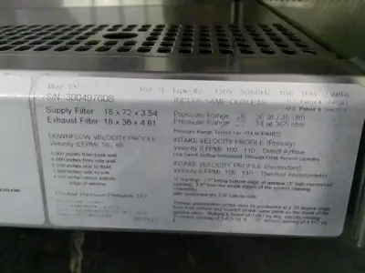 Used _UNKNOWN_ _UNKNOWN_ Biosafety Cabinets California US | R&D Laboratory Equipment #1304784