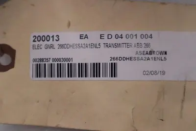 NEW ABB 2600T 266DRHESSA2A1 ENL5 PREUSSURE TRANSMITTER STOCK G239A