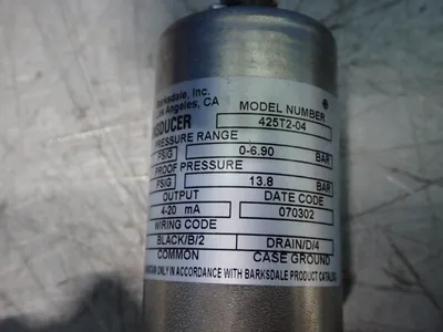 Used BARKSDALE 425T204 Pressure Transmitters Ohio US | HGR 24 #879895