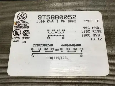USED GENERAL ELECTRIC / GE 9T58B0052