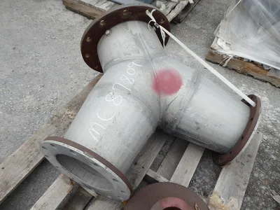 Unbranded 13" Inlet 10-1/4" Outlet 316 Stainless Y Junction Pipe Surplus