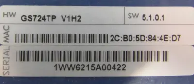 USED NETGEAR GS724TP ETHERNET SWITCH PROSAFE 24 PORT