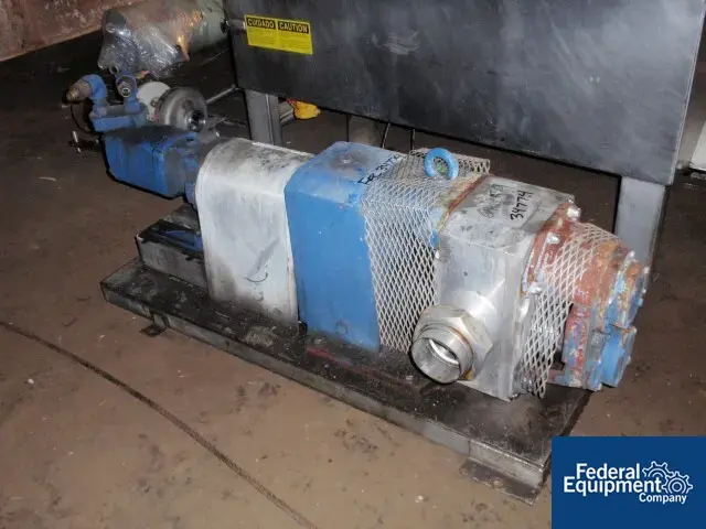 Used Alvin 4" Albin Rotary Lobe Pump, S/S Pumps Ohio US | Federal Equipment Company #125426