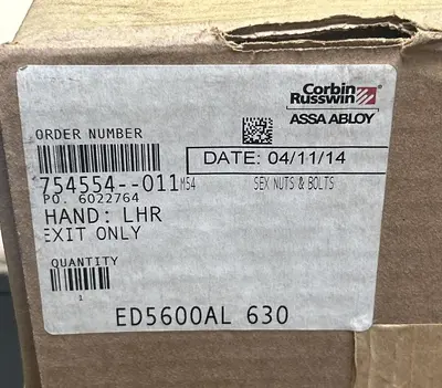 New | in-Stock CORBIN RUSSWIN ED5600AL 630 Flooring, Windows, and Doors Ohio US | Surplus Asset Holdings #1227903