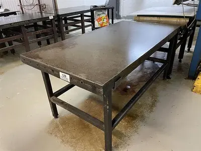 Thomas Mills 3 x 6 ft Carbon Steel Water Cooled Table