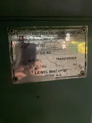 1997 FASTENER ENGINEERS 1.250" BW-1250 BUTT WELDER (14561) WELDERS, BUTT | Machinery International LLC (7)