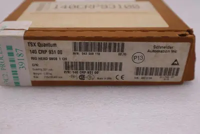 SCHNEIDER AUTOMATION 140CRP93100 TSX QUANTUM RIO HEAD NEW UNIT STOCK G308A