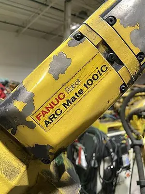 Used GENESIS SYSTEMS GROUP FANUC ARC MATE 100IC DUAL ARM WELD CELL WITH 60" DIAMETER INDEX TABLE R30IA CONTROLLER YR. 2012 Robotic Welding Cells | Harbor Machinery Inc. #1283362