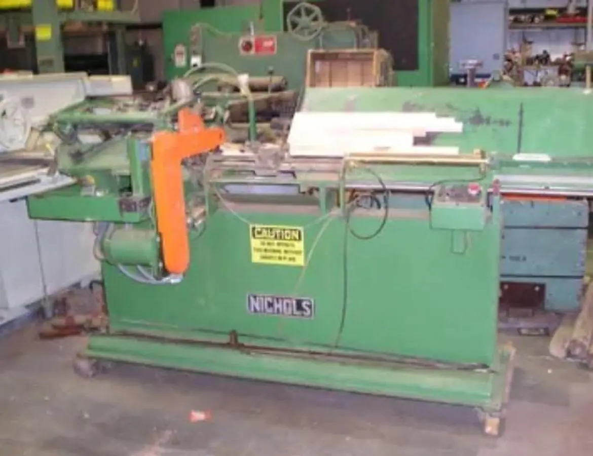 NICHOLS CLEAT BORING MACHINE