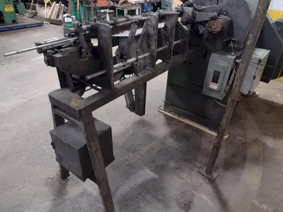 3/8" LEWIS MODEL #8CV WIRE STRAIGHTEN & CUT MACHINE: STOCK 16181