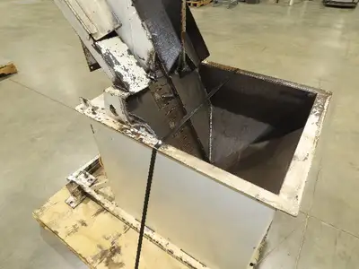 Spectrum Automation 0345HD Steel Hopper Parts Feeder Floorbin Elevator Conveyor