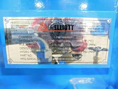 New | in-Stock FS ELLIOTT P500-600 Centrifugal Air Compressors Ohio US | Equipment Recovery Corp. #1331495