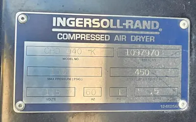 USED 2010 INGERSOLL RAND CHD-940-K