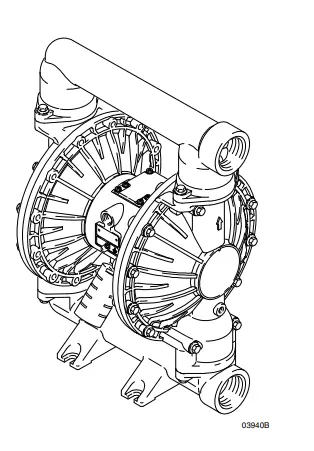 Air Operated Ali Diaphragm Pumps 50mm