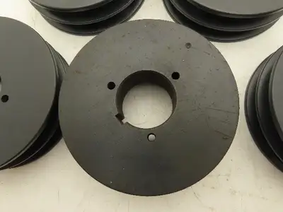 Browning 2TB54 5V, A, B V Belt Sheave 2 Groove 5-3/4" OD QD Bushed Lot of 5