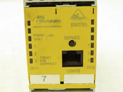 Bihl+Wiedemann BW1765 Asi Consortium Safety Monitor 2 Inputs 2 x 2 Relay Outputs
