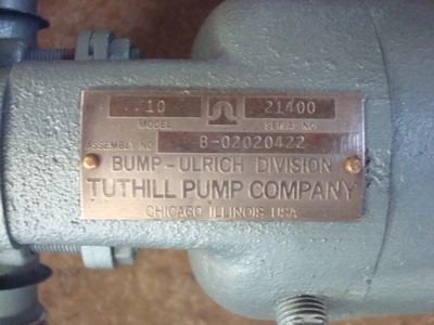 50 Lpm Tuthill S/S Pump Model 10