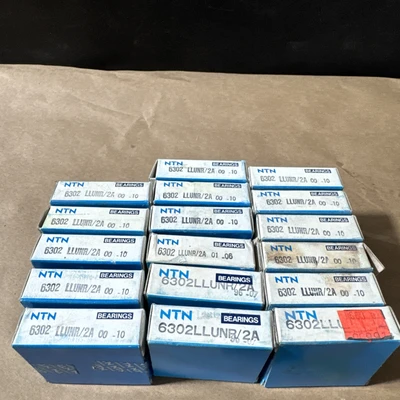 New Lot 17 NTN 6302 LLUNR/2A 00-10 Bearings Warranty Fast Shipping 🇺🇸