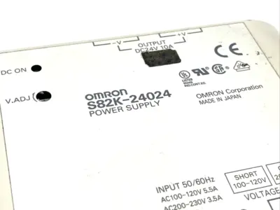 Omron S82K-24024 Power Supply 24VDC 10A
