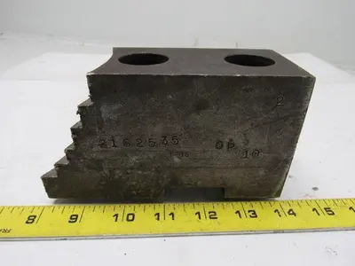 Huron T15 Lathe Chuck Soft Jaws 5-1/2"L x 2-1/2"W X3-1/4"T Set of 3
