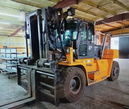 Used 2018 HYUNDAI 160D-9 Internal Combustion Forklifts: Pneumatic Tire Pennsylvania US | National Lift Equipment #1382031