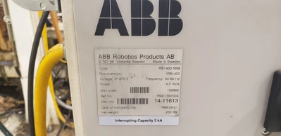 ABB IRB1400-M98 Robot Manipulator Arm w/ Controller and Teach Pe
