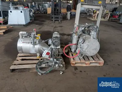 USED ANCASTER (2) Pneumatic Hopper Recivers, S/S