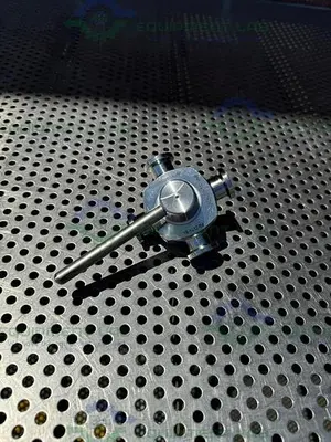 USED GE HEALTHCARE SALVI DN10 969 4-WAY 316 VALVE 18-1012-56 W/ 1/2" SANITARY FITTING