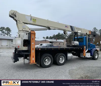 Used 2008 PETERBILT 365 CRANE Bucket (boom) trucks Virginia US | Proxy Equipment #1381400