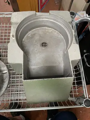 Used Robot Coupe Used Robot Coupe CL400 Continuous Feed Food Processor Attachment with 2 Blades. Food, Restaurant, & Bakery Parts & Accessories Illinois US | Falcon Restaurant Supply #1376077