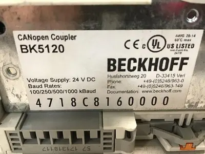 USED BECKHOFF BK5120